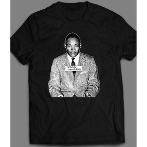 MARTIN LUTHER KING JR STAY WOKE MUGSHOT T-SHIRT*